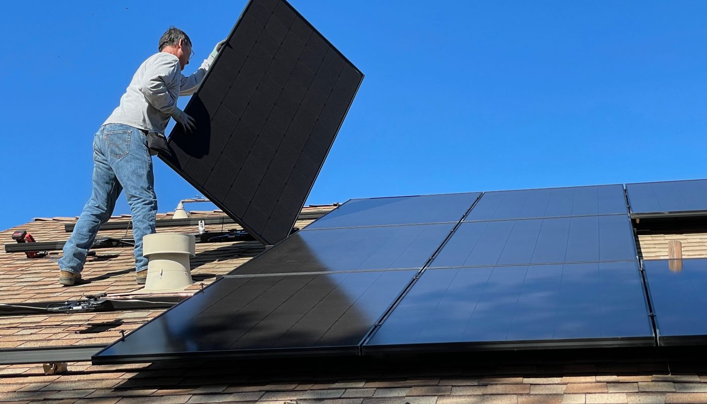 Maison panneaux solaires